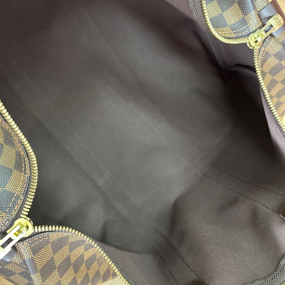 ルイヴィトン ボストンバッグ ダミエ キーポル50 N41427 エベヌ メンズ レディース ユニセックス ダミエ LOUIS VUITTON　■_画像8