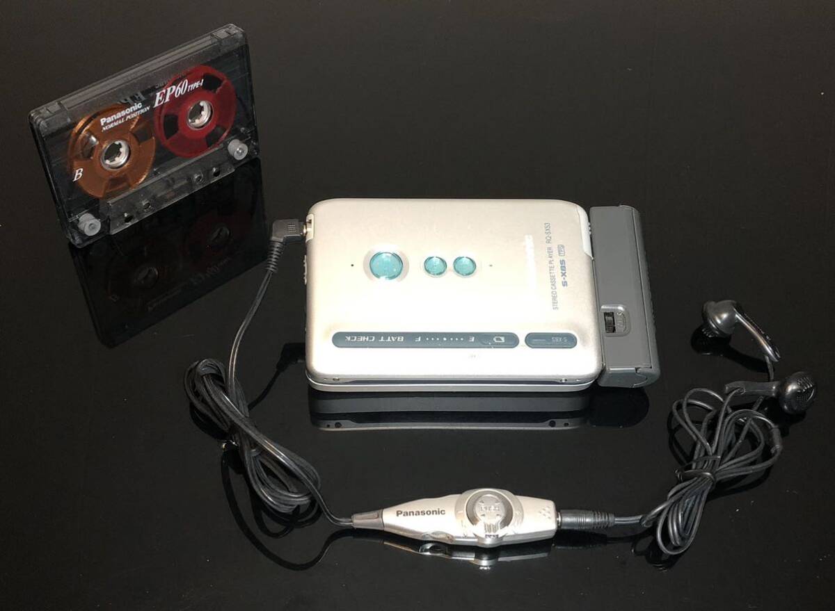  cassette Walkman PanasonicRQ-SX53 silver [ service being completed, work properly super-beauty goods ]