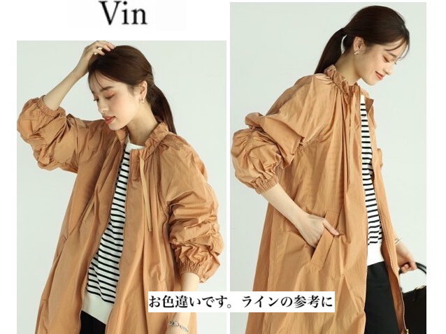 70％OFF　★送料込★【新品2,2万 スコットクラブ Vin 】ドロストライトコート　シャカシャカ　ナイロンコート_画像2