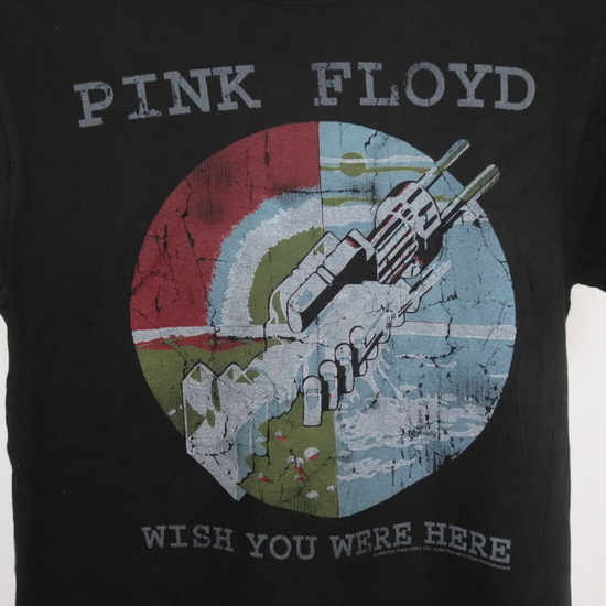 U404 2009年製 ARTIMRDE 半袖プリントTシャツ■00s 表記Sサイズ PINK FLOYD ロック バンド 黒 ブラック アメカジ ストリート 古着 激安 _画像6