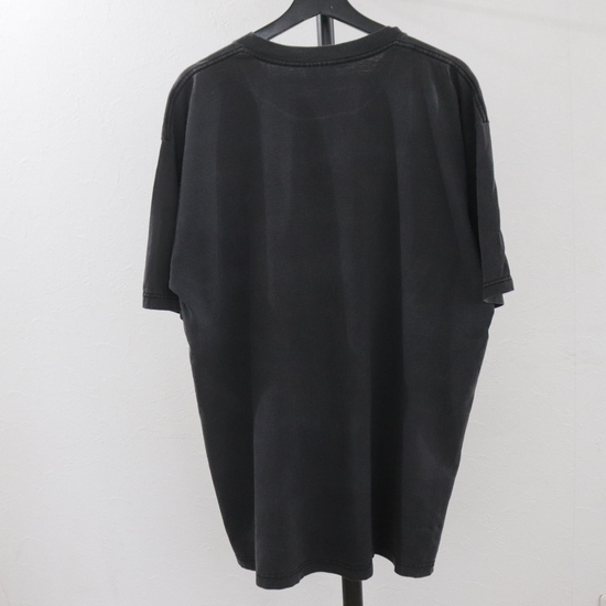 K363 90sビンテージ STANDOUT 半袖プリントTシャツ USA製■1990年代製 表記XLサイズ ブラック ネイティブ イーグル アメカジ ストリートの画像2