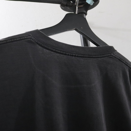 K363 90sビンテージ STANDOUT 半袖プリントTシャツ USA製■1990年代製 表記XLサイズ ブラック ネイティブ イーグル アメカジ ストリートの画像9