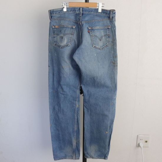 V357 90sビンテージ リーバイス 501 デニムパンツ■1990年代製 表記36インチ LEVIS ブルー アメカジ Gパン ジーンズ ストリート 80s 70s_画像2