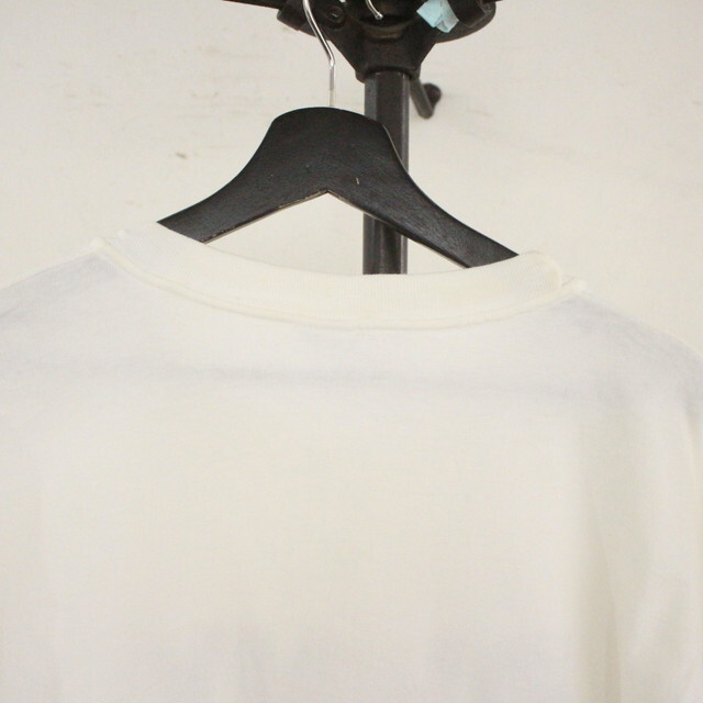 A427 2000年代製 DKNY ロゴプリントTシャツ■00s Lサイズぐらい ホワイト ダナキャラン アメカジ 古着 古着卸 90s 80sの画像10