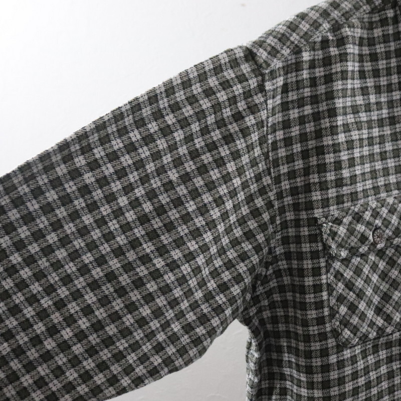 f95 2000年代製 MOOSECREEK へビーネルシャツ■00s 表記2XLサイズ グリーン チェック 長袖シャツ アメカジ 古着 古着卸 オールド 激安 希少の画像5
