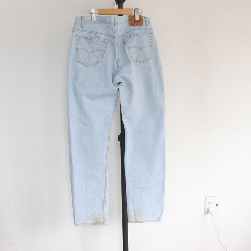 h153 90sビンテージ Levis リーバイス 501 デニムパンツ USA製■1990年代製 表記36インチ ブルー アメカジ ストリート 古着 古着卸 80s 70sの画像2