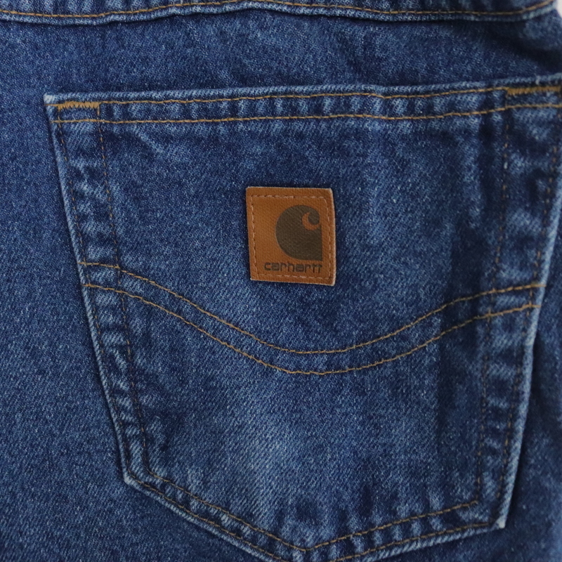 h154 2007年製ビンテージ カーハート Carhartt デニムパンツ■00s 表記40インチ ブルー アメカジ ストリート ジーパン 古着 古着卸 激安の画像4