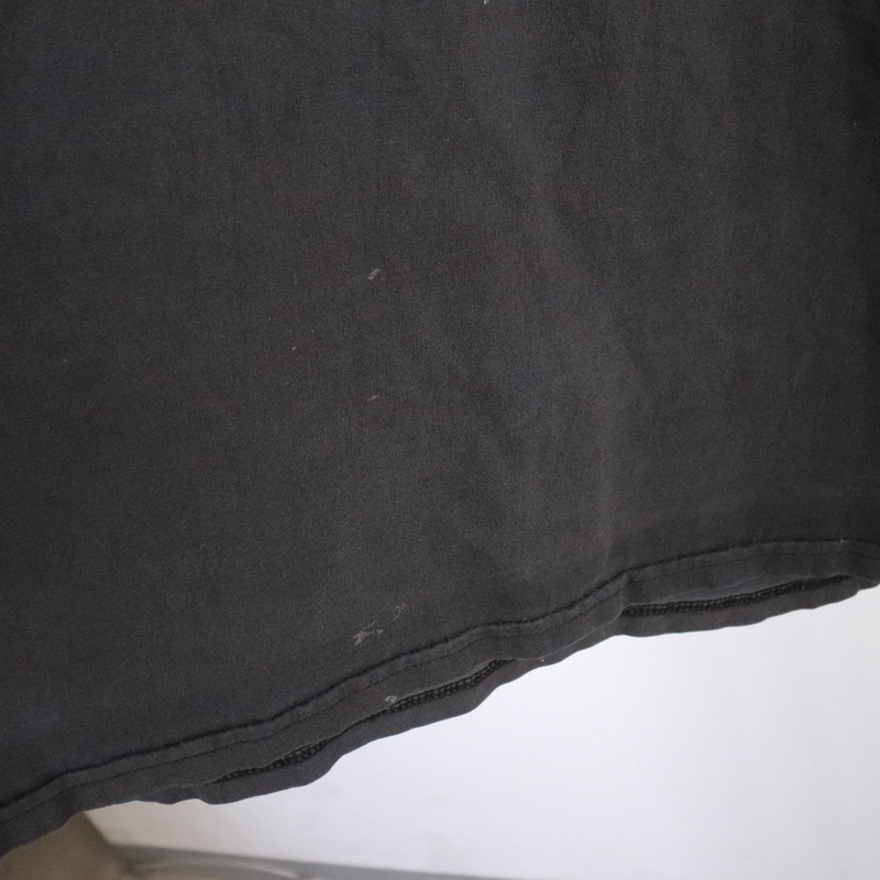 f334 2000年代製 NIKE ナイキ 半袖Tシャツ■00s 表記XLサイズ 黒 無地 アメカジ ストリート 古着 古着卸 オールド 激安 希少 検 90s 80s の画像7