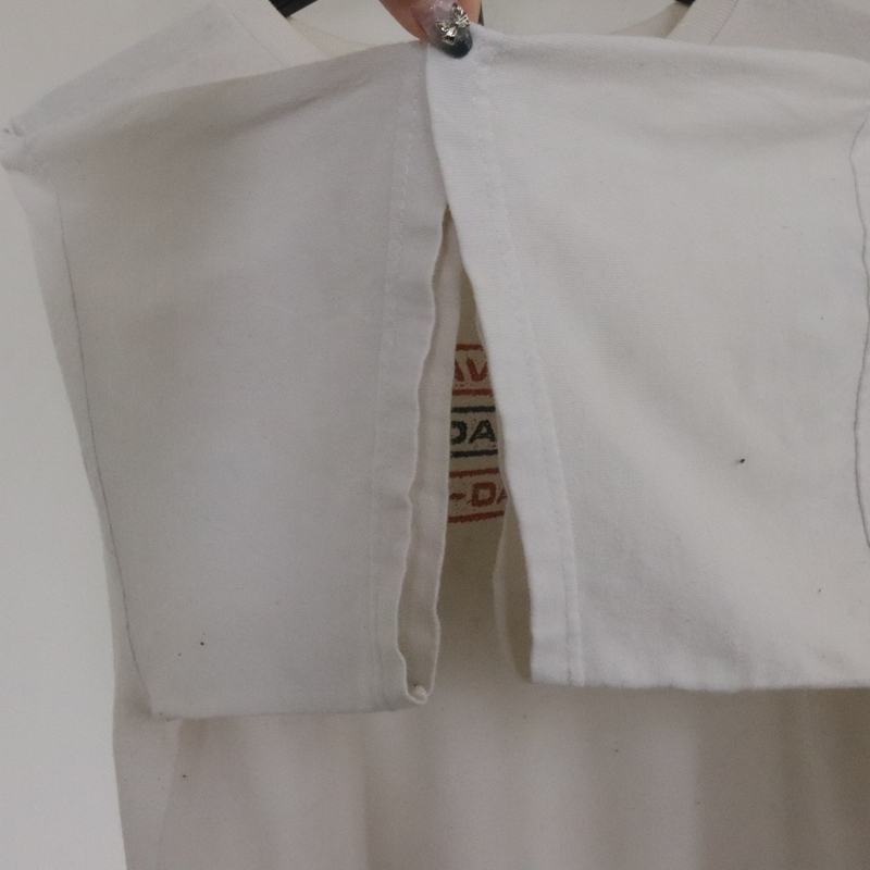 W383 2000年代製 ハーレーダビッドソン 半袖プリントTシャツ■00s Lサイズくらい 白 ホワイト アメカジ ストリート 古着 古着卸 オールドの画像8