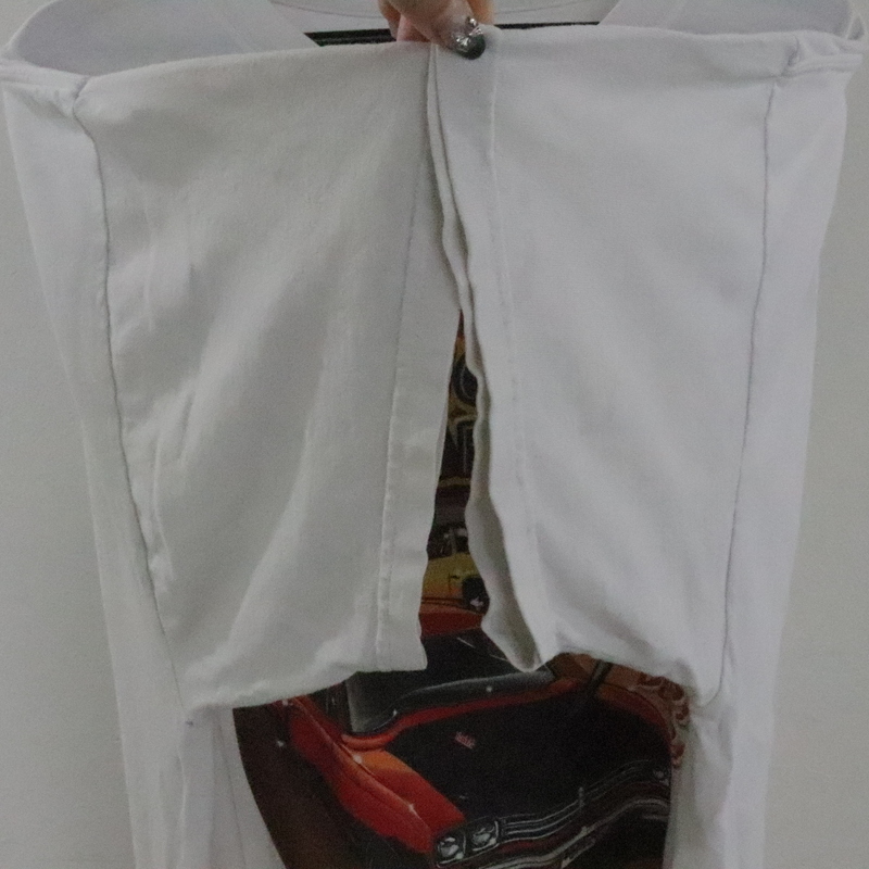 W447 2005年製ビンテージ JERZEES ジャージーズ 半袖プリントTシャツ■00s 表記2XLサイズ 白 ウッドペッカー アメカジ ストリート 古着 90sの画像6