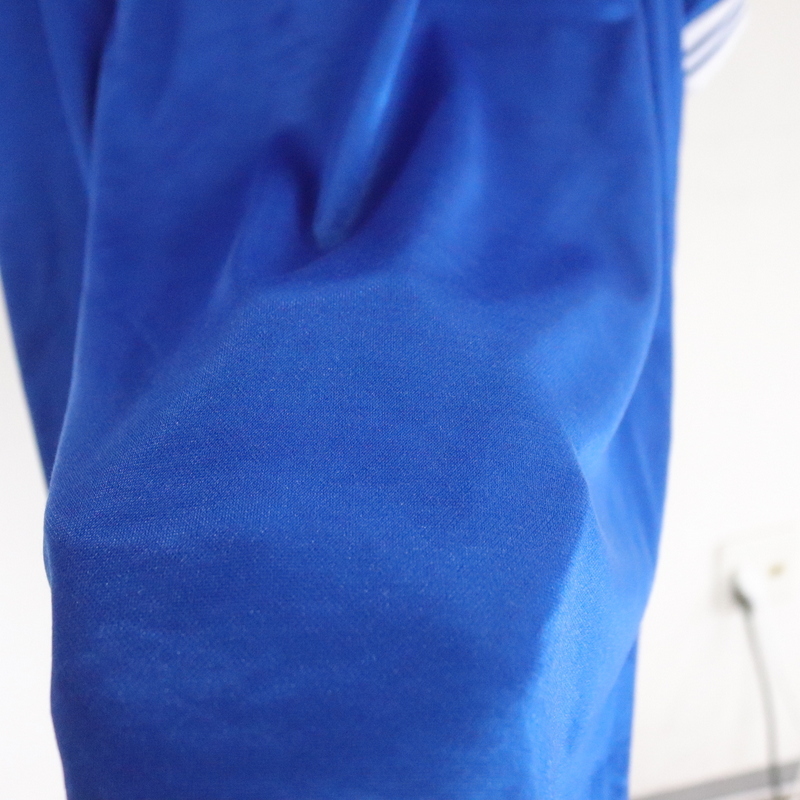 Z302 80sビンテージ HIGH5 半袖サッカーシャツ USA製■1980年代製 表記Mサイズ ブルー アメカジ ストリート アンティーク 古着卸 激安 90sの画像5