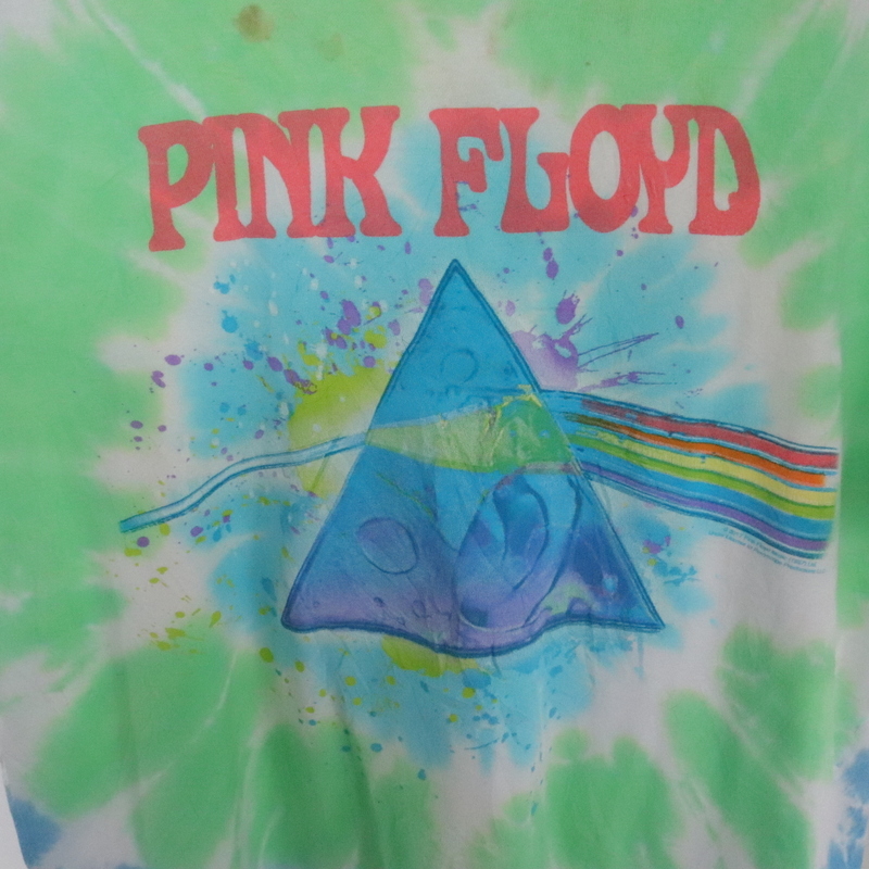 Z352 2000年代製 LIQUIDBLUE 半袖Tシャツ PINKFLOYD■00s 表記Lサイズ 古着 アメカジ ストリート タイダイ バンド ロック ピンクフロイド_画像5