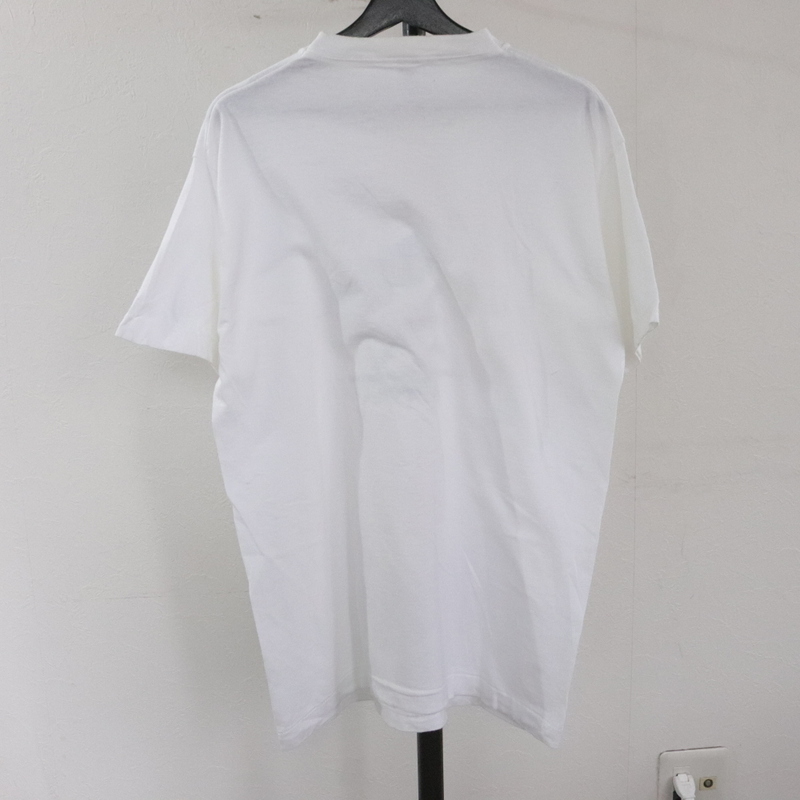 Z362 90sビンテージ フルーツオブザルーム 半袖Tシャツ USA製■1990年代製 表記Lサイズ 白 古着 アメカジ ストリート シングルステッチ 80sの画像2