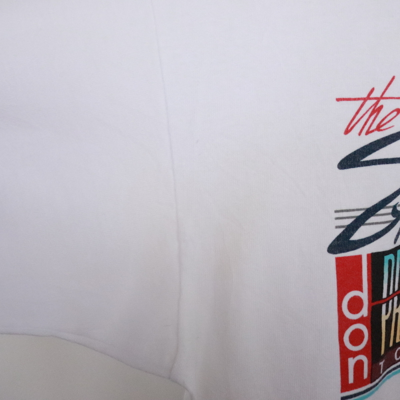 D463 90sビンテージ ANDY'S 半袖Tシャツ USA製■1990年代製 表記XLサイズ シングルステッチ レーシング スネイク ヘビ 古着 アメカジ 白の画像10