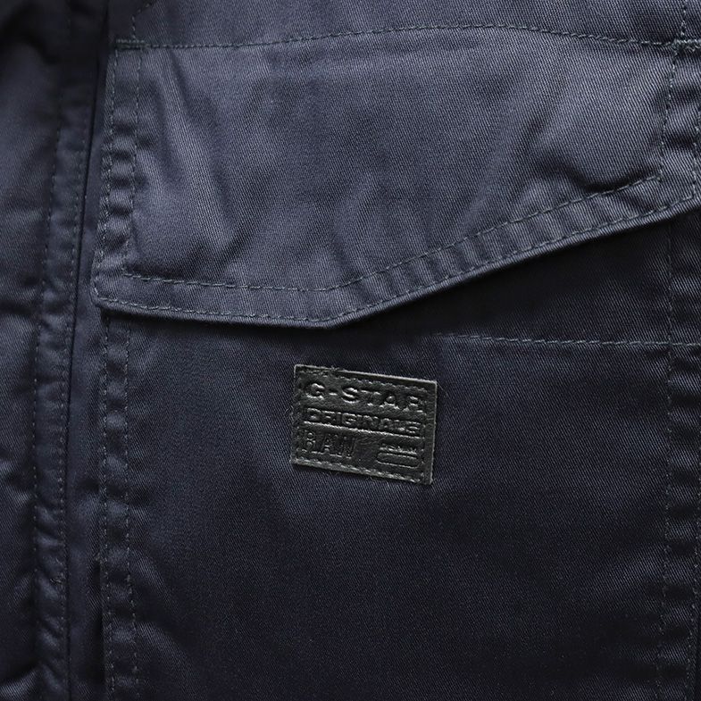 1円/秋冬/G-STAR RAW/Sサイズ/ダウン コート MFD HDD PARKA D1360-A516 撥水 軽量 防寒 あたたか◎ ミリタリー 新品/紺/ネイビー/ft469/_画像7