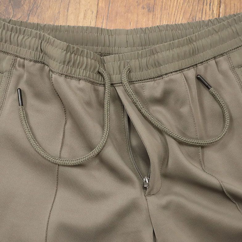 1 jpy / spring summer /g-stage/50 size / comfort .. Easy pants smooth jersey - plain Zip pocket Golf .. easily new goods / khaki /gc281/
