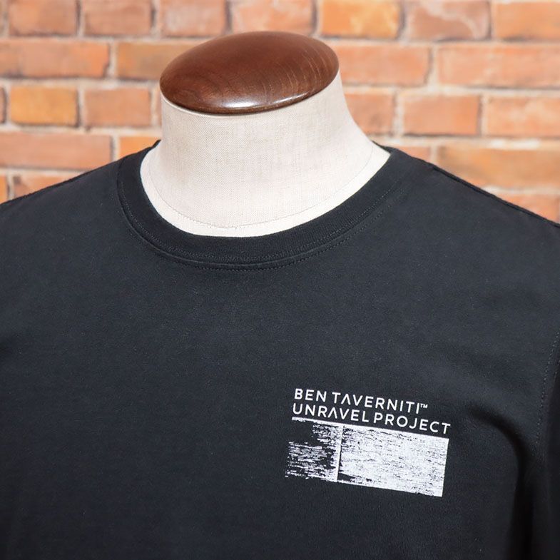 1円/BEN TAVERNITI UNRAVEL PROJECT/Sサイズ/Tシャツ UMAA007F19126006 BT CONCRETE ロゴ ワンポイント 半袖 新品/黒/ブラック/ib447/の画像3