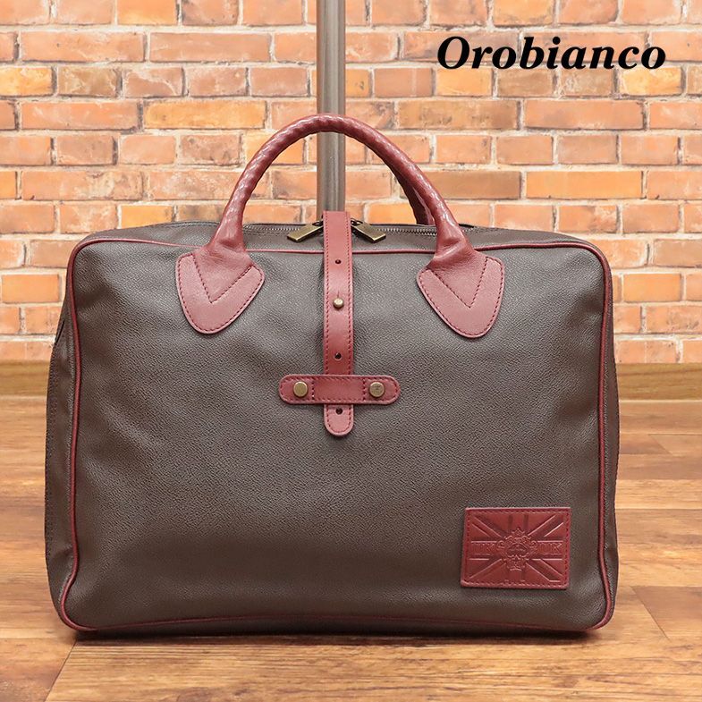 Orobianco/Business Bag Teesdale-UK Water-Repellent Endurance PVC Кожаная базовая итальянская короткая корпус новый/коричневый/IE150//