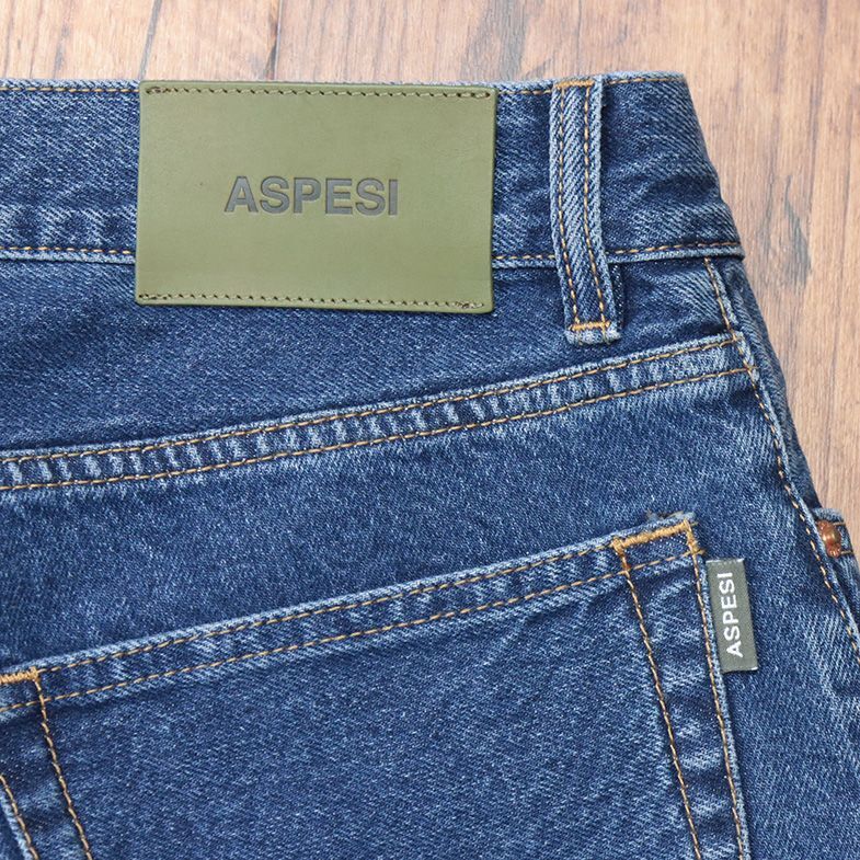 ASPESI/30インチ/美脚デニムパンツ CP91 ハリ コシ◎ ウォッシュ加工 定番 アメカジ サーフ イタリア製 新品/青/ブルー/if118/_画像6