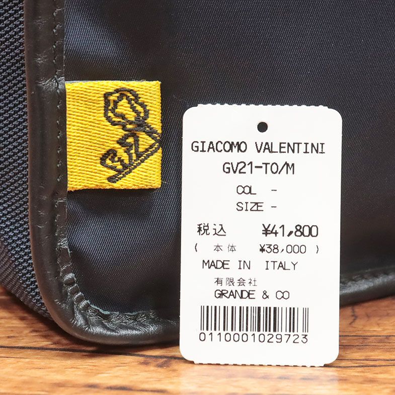 1円/GIACOMO VALENTINI/訳 2WAYバッグ 3C SAGACE-G4 01 撥水 耐久CORDURA リモンタ社 機能性 ビジネス イタリア製 新品/紺/ネイビー/ie457/_画像8