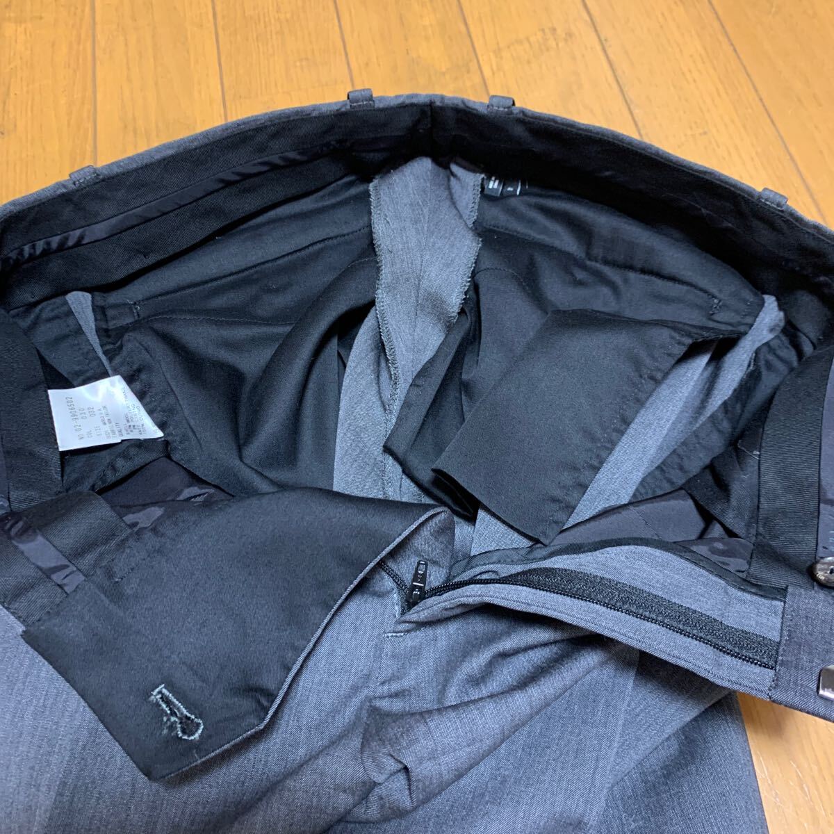 Theory セオリー メンズ スーツ セットアップ ストライプ 40サイズ 2B ウールビジネス シングルスーツ の画像9