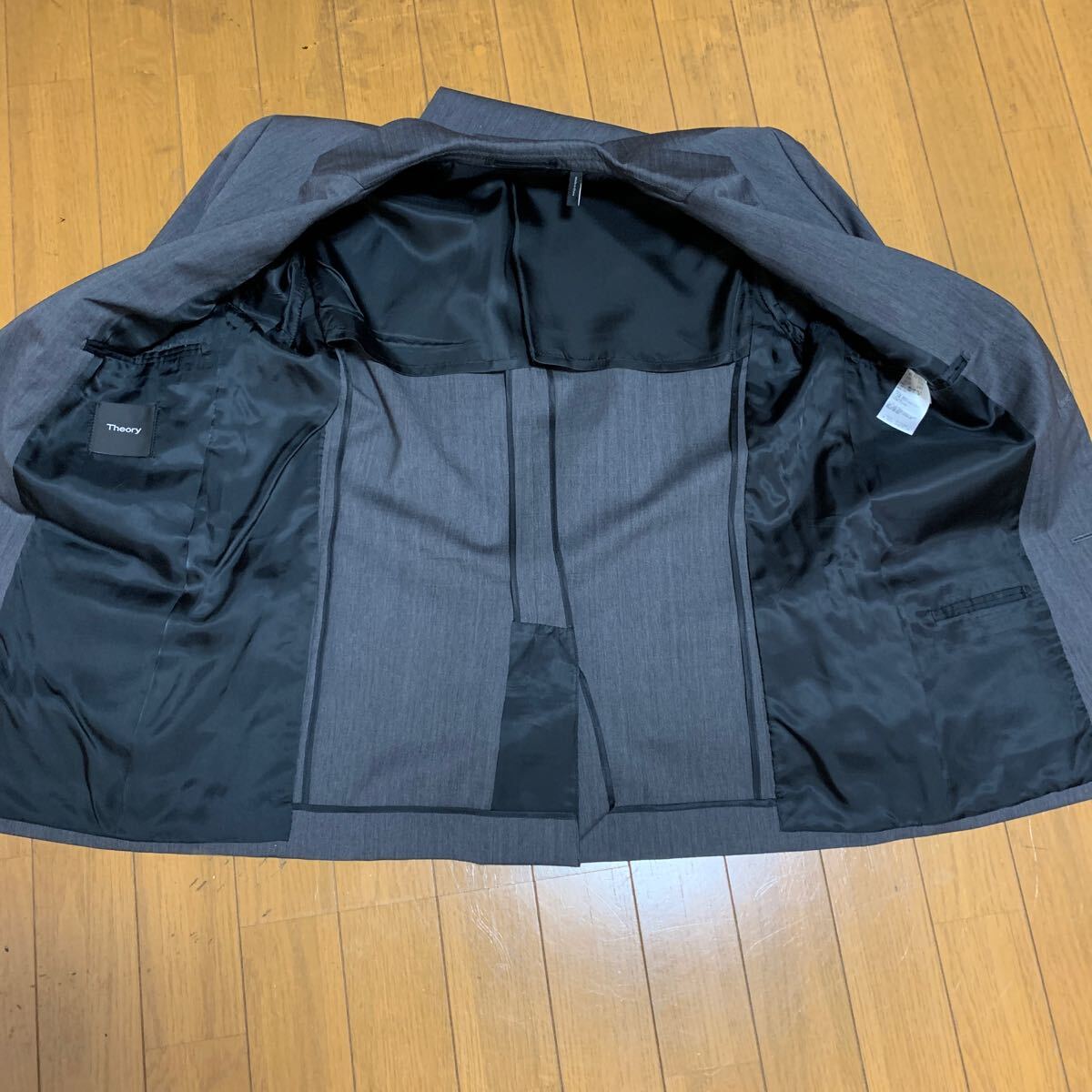 Theory セオリー メンズ スーツ セットアップ ストライプ 40サイズ 2B ウールビジネス シングルスーツ の画像3