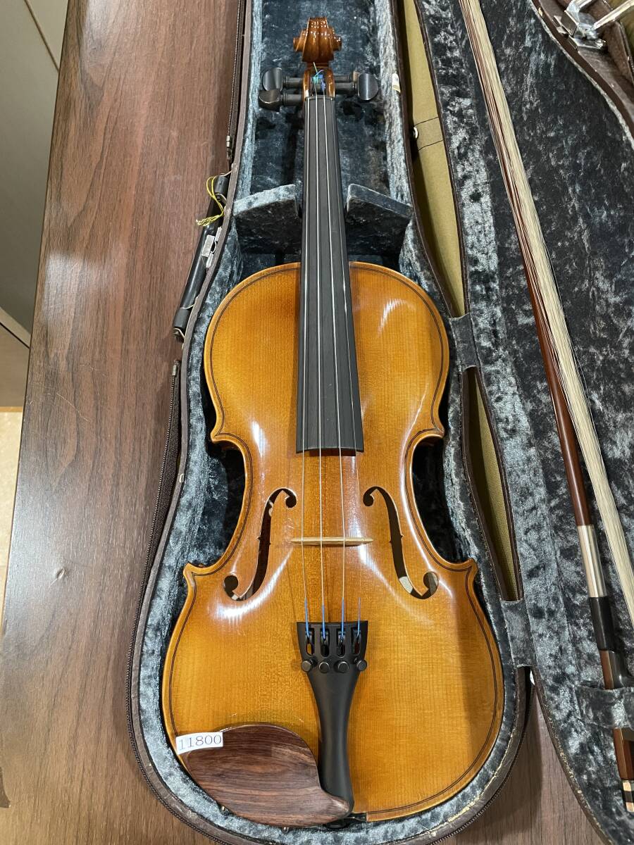 バイオリン【楽器店出品】チェコ製 Josef Jan Dvorak 4/4 完全整備済 美品本体に新品弓と下倉製のハードケースが付属！特価に！の画像1