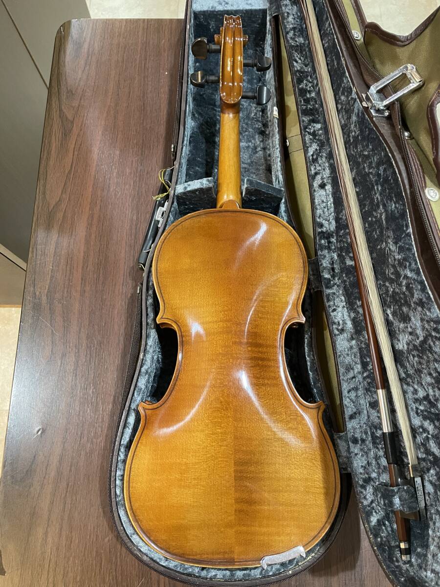 バイオリン【楽器店出品】チェコ製 Josef Jan Dvorak 4/4 完全整備済 美品本体に新品弓と下倉製のハードケースが付属！特価に！の画像2