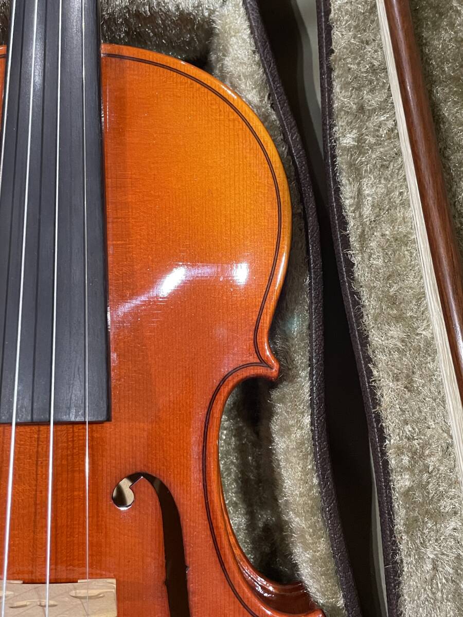 バイオリン【楽器店出品】ドイツ製　RUDOLPH FIEDLER RFV 4/4 2006年製　完全整備済！ 本体美品！オークション限定の特別価格にて！！_画像4