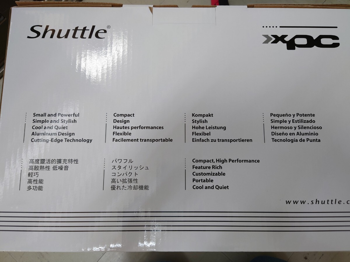 【新品・未開封】「 Shuttle SH510R4 」ベアボーン LGA 1200 Intel M-ATXサイズ 電源付 第10 11 世代 グラボ挿入可 5インチベイ 3.5の画像2