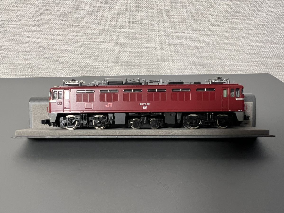 【ジャンク】TOMIX ED76 さよならばらし 電気機関車（後期型・JR九州仕様） 整風板付き_画像4