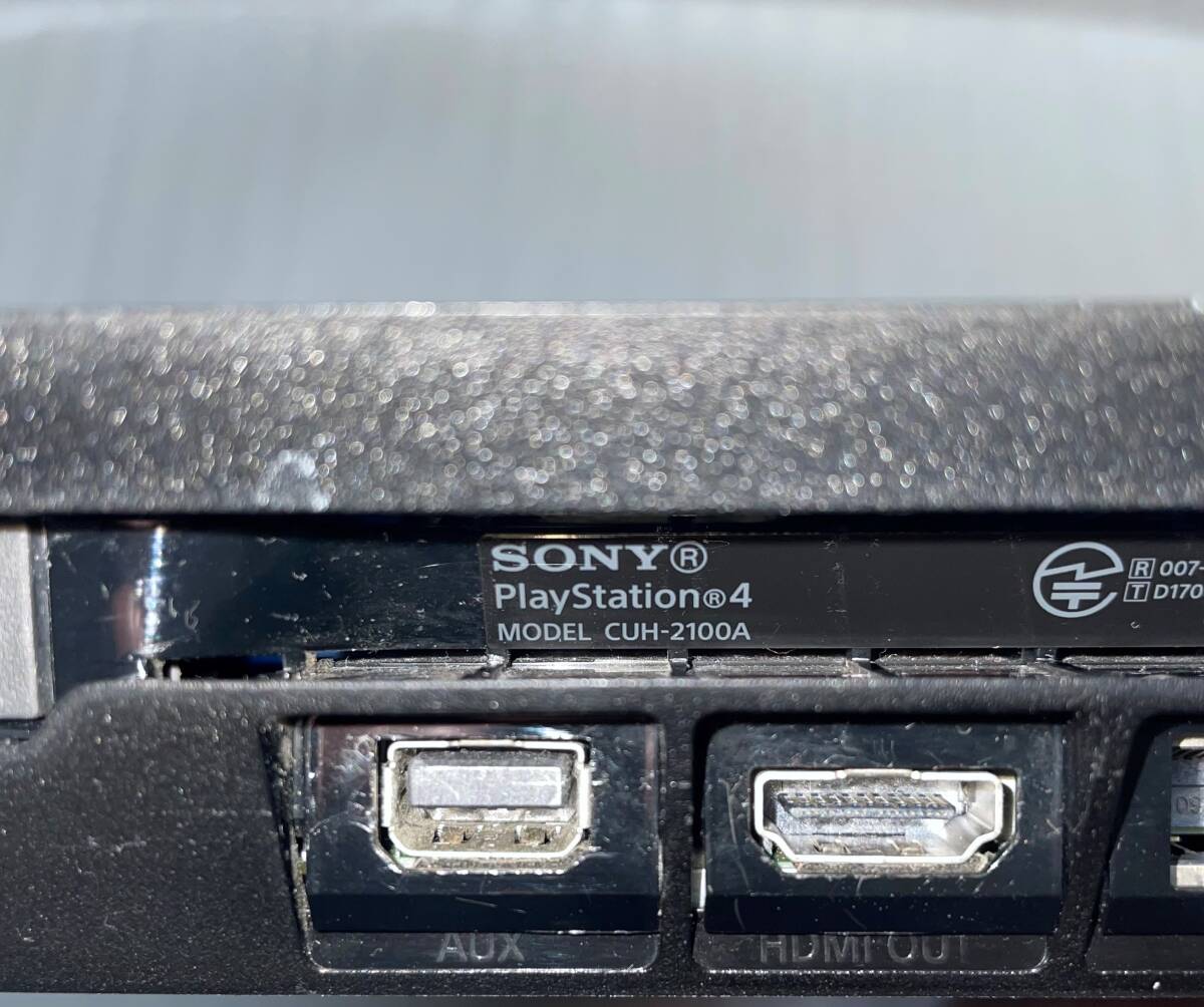 PlayStation4 CUH-2100A ジェットブラック 500GBプレステ本体動作品_画像6