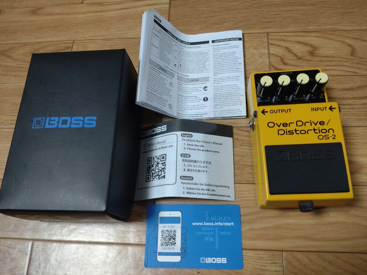 【美品】BOSS　OverDrive/ Distortion OS-2 オーバードライブ/ ディストーション エフェクター _画像9