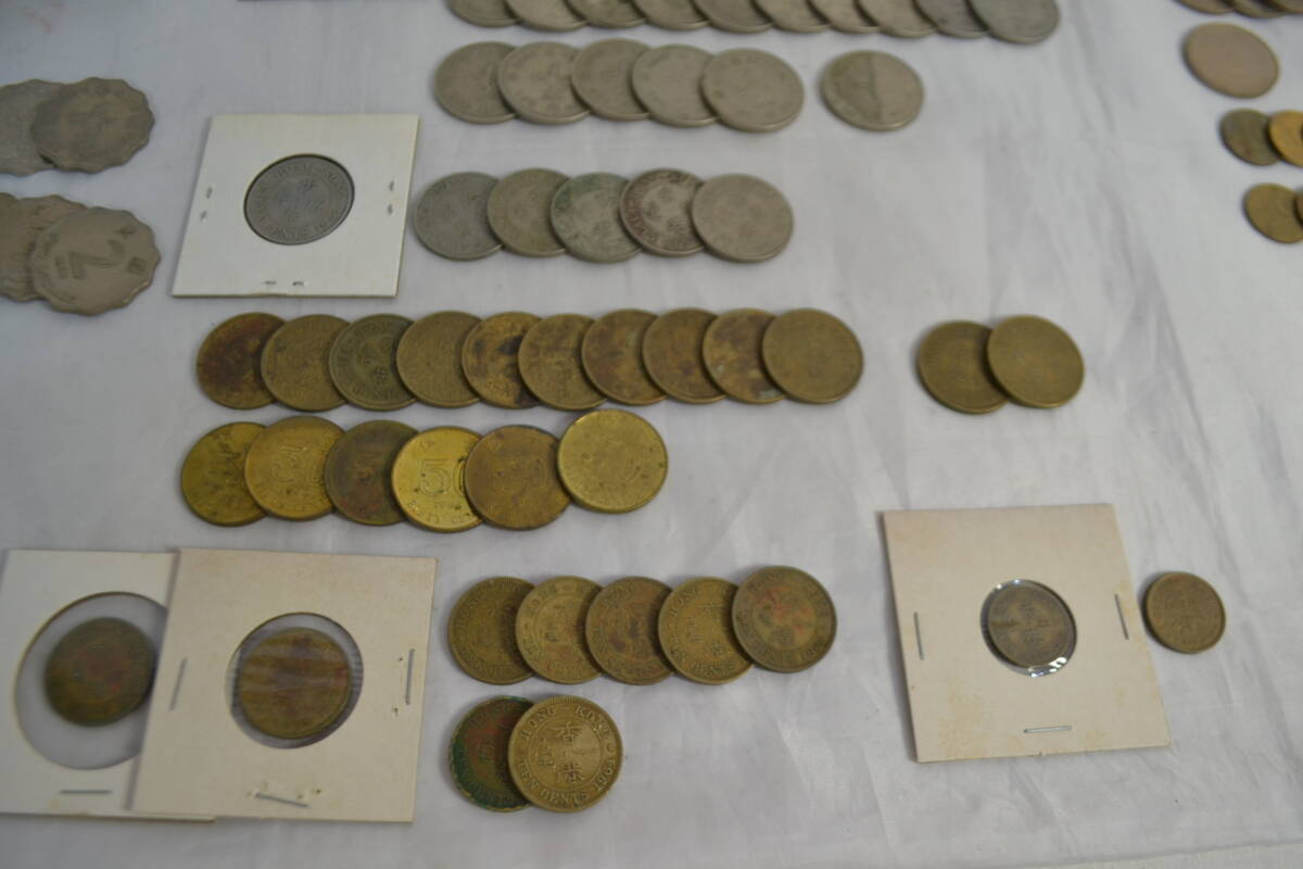 P6）世界のコイン　香港コイン　硬貨　古銭　　合わせて251圓80セント_画像6