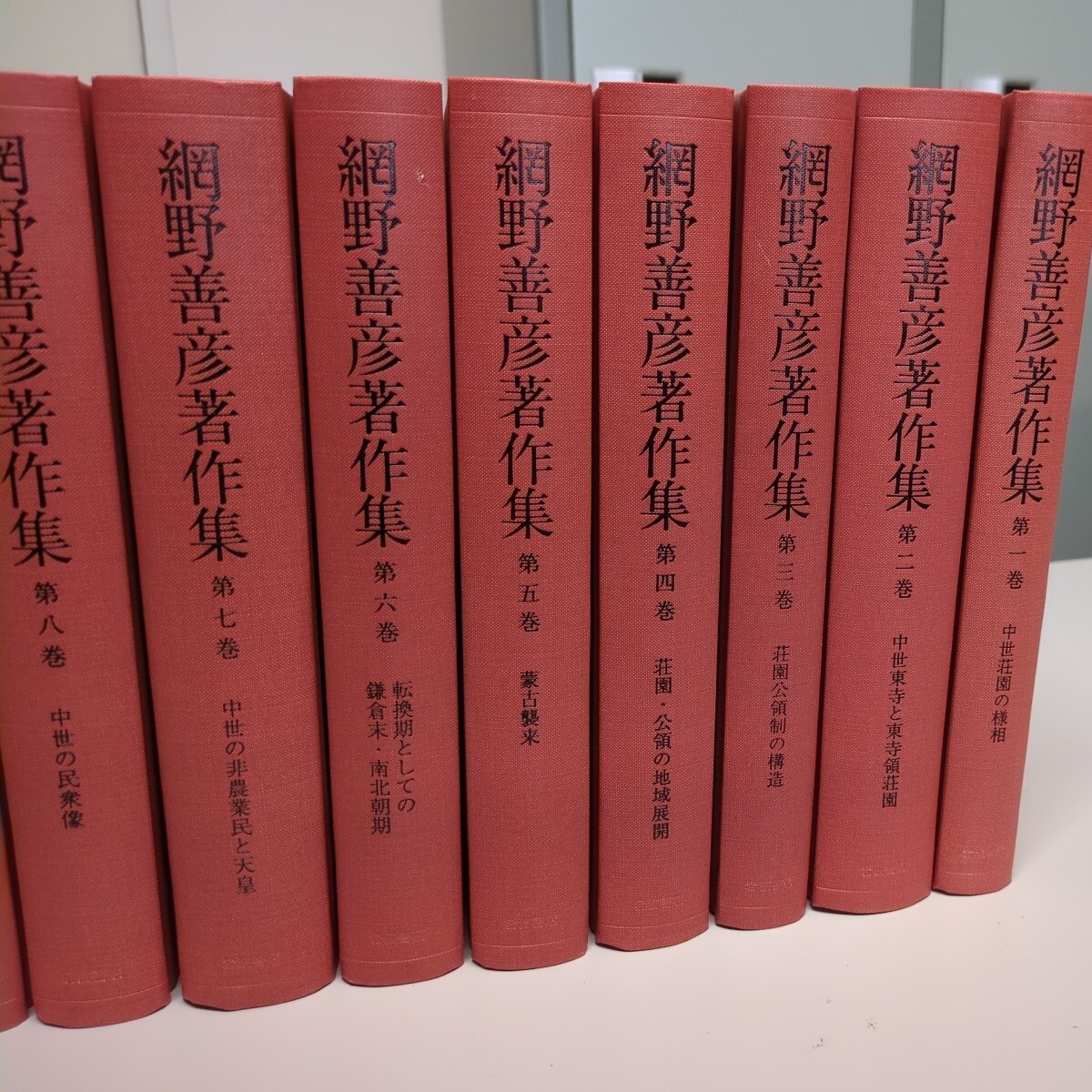 網野善彦著作集全18巻＋別巻 附録（回想の網野善彦＋網野善彦対談集全5巻）の画像7