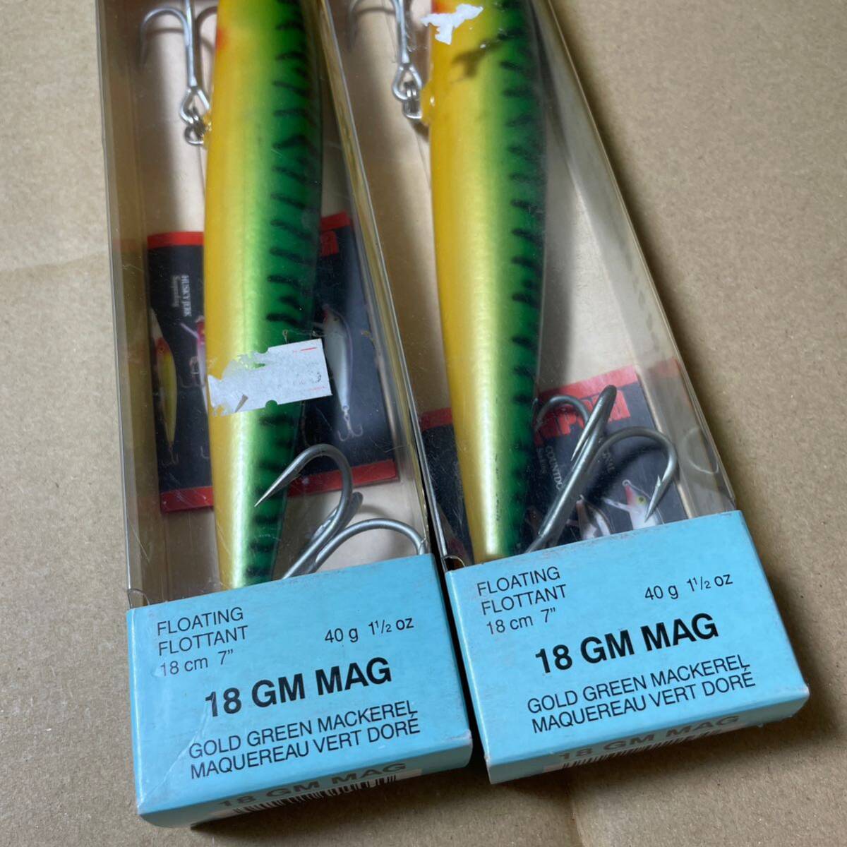 送料無料 未使用 ラパラ RAPALA F-18MAG フローティングマグナム 18cm 40g 2個 （3）の画像2