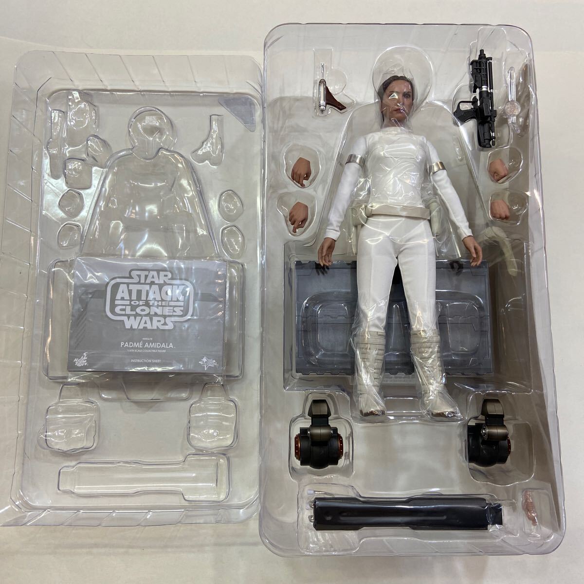 【開封済み美品】ホットトイズ ムービー・マスターピース スター・ウォーズ エピソード2 パドメ・アミダラ HOTTOYS 1/6 フィギュアの画像3