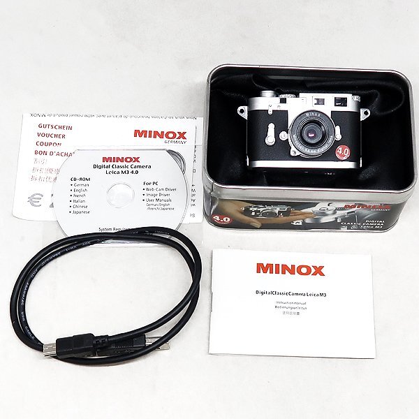 DKG★ 訳あり MINOX ミノックス DCC Leica M3 (4.0) ミニ デジカメ ライカ デジタルカメラ トイカメラ トイデジカメの画像1