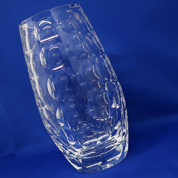 DKG★ KAGAMI CRYSTAL カガミクリスタル ガラス 花瓶 カガミ クリスタル 花入 クリスタルガラス フラワーベース 花びんの画像3