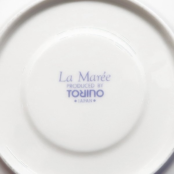 DKG★ 未使用 九谷焼 La Maree ラ・マリー TORINO JAPAN トリノ カップ＆ソーサー 2客 ペア 箱付き　ティーカップ 紅茶 コーヒーカップ_画像4