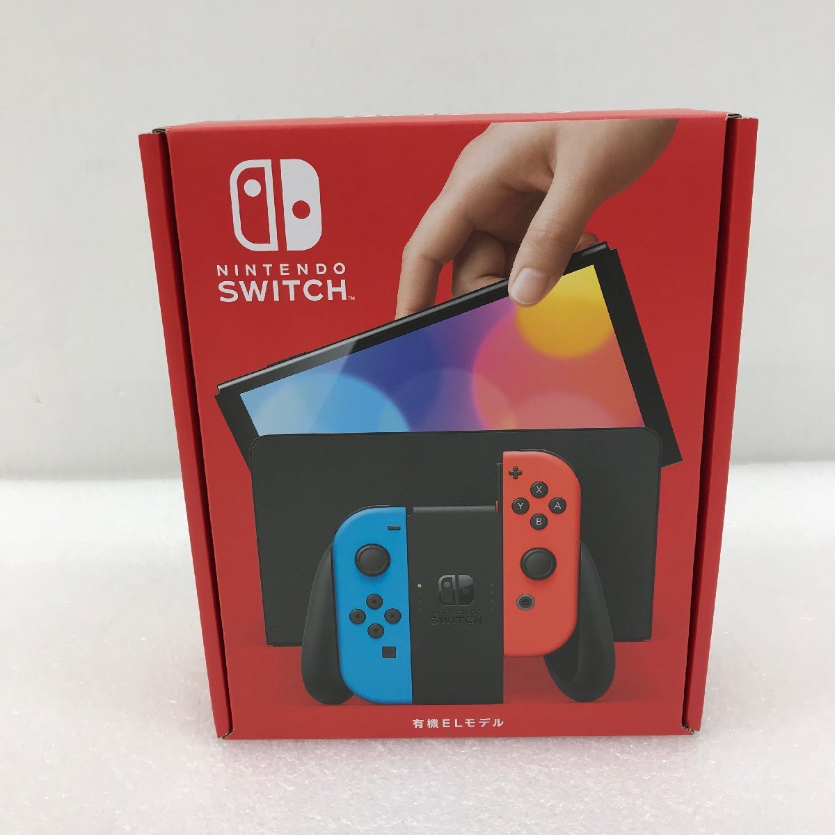 Nintendo Switch 本体 有機ELモデル Joy-Con(L) ネオンブルー/(R) ネオンレッド HEG-S-KABAA 未使用品②_画像1