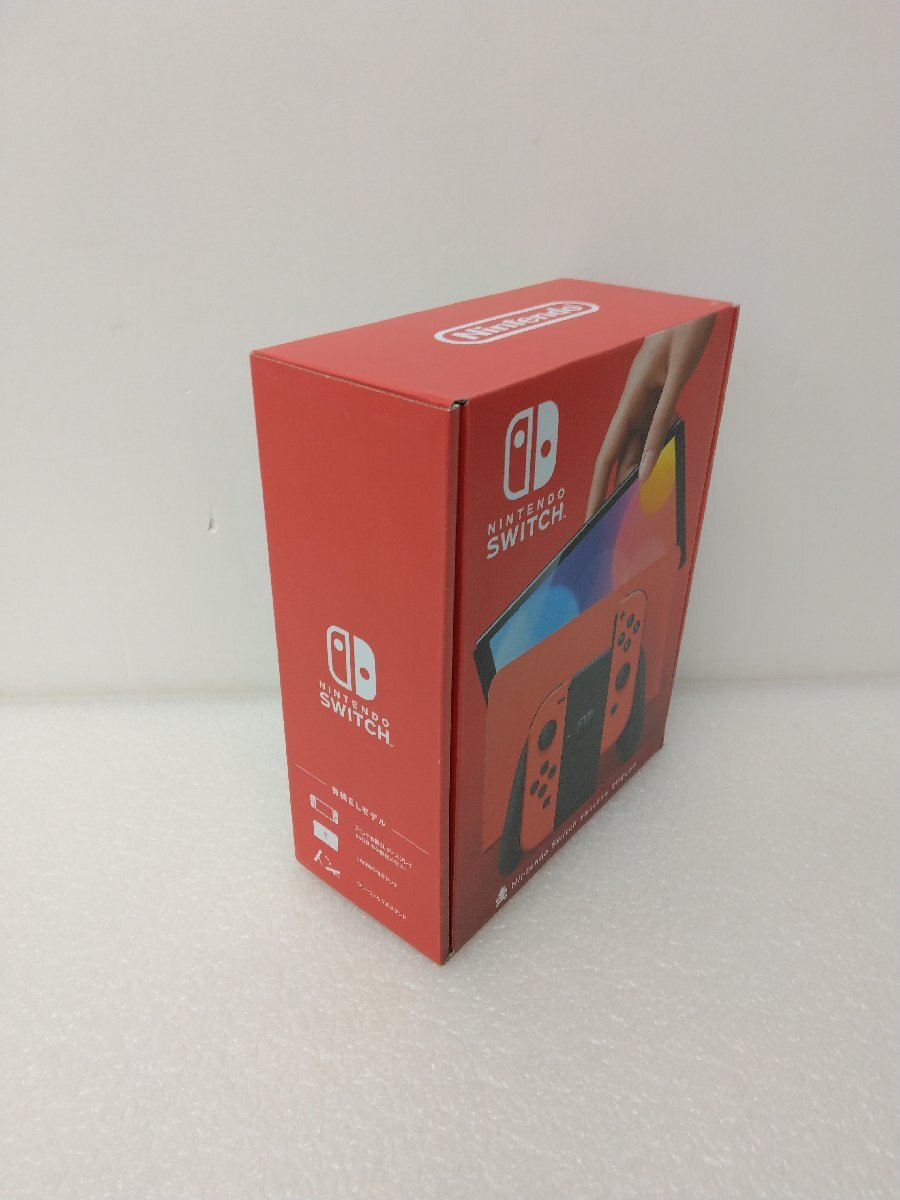 Nintendo Switch ニンテンドースイッチ本体 有機ELモデル Joy-Con(L)/(R)マリオレッド HEG-S-RAAAA 未使用品_画像4