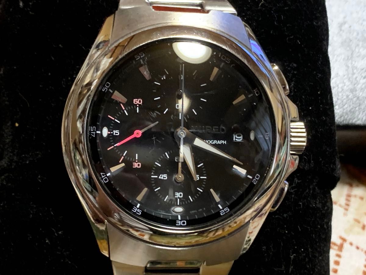 腕時計クロノグラフ　SEIKO ALBA WIRED AGAV051 7T92-OLJO  完動品　ケース有り　美品