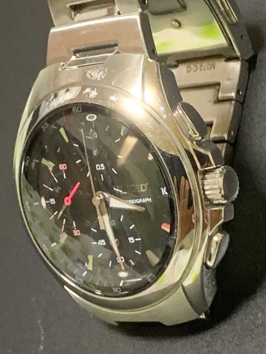 腕時計クロノグラフ　SEIKO ALBA WIRED AGAV051 7T92-OLJO  完動品　ケース有り　美品