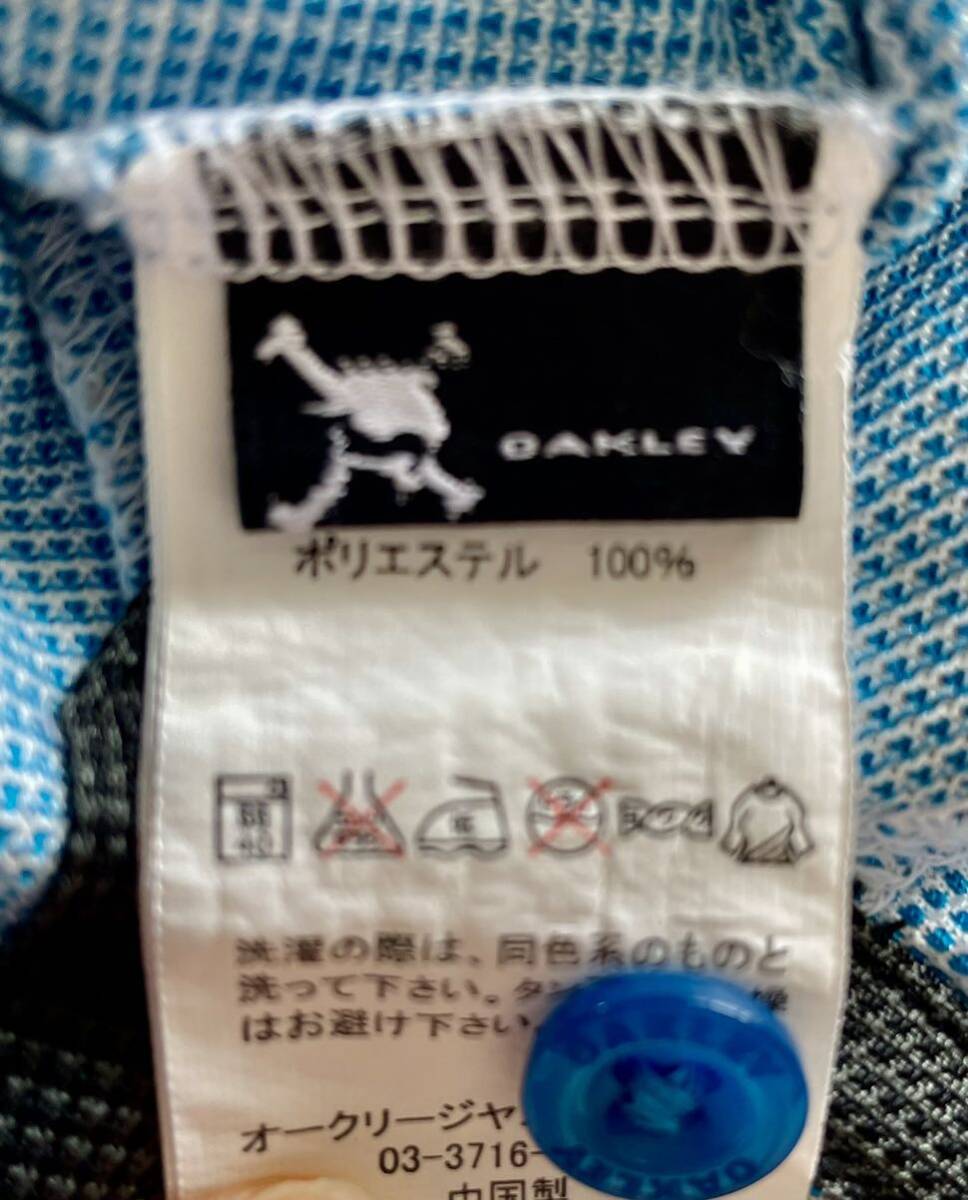 OAKLEY半袖ポロシャツ Lサイズ　メンズ　ポリエステル100％_画像3