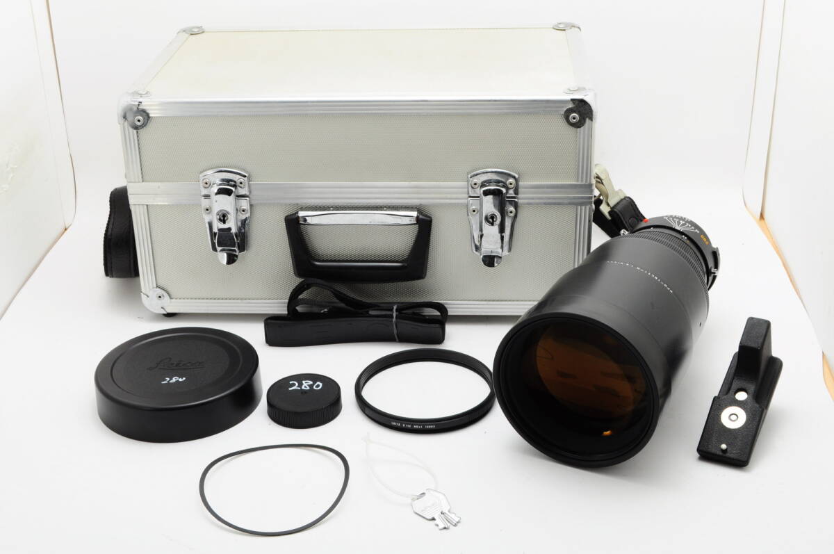  ライカ Leica Apo-Telyt-R 280mm F2.8 3カム トランクケース・フィルター付き _画像2