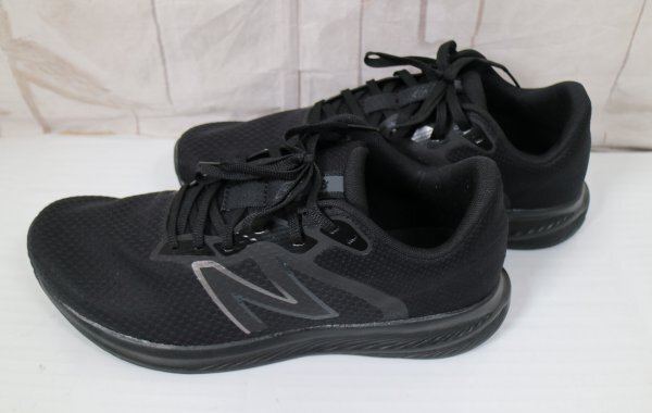 16 01973 * New balance бег обувь мужской 27.0 cm BLACK M413 широкий легкий [USED товар ]
