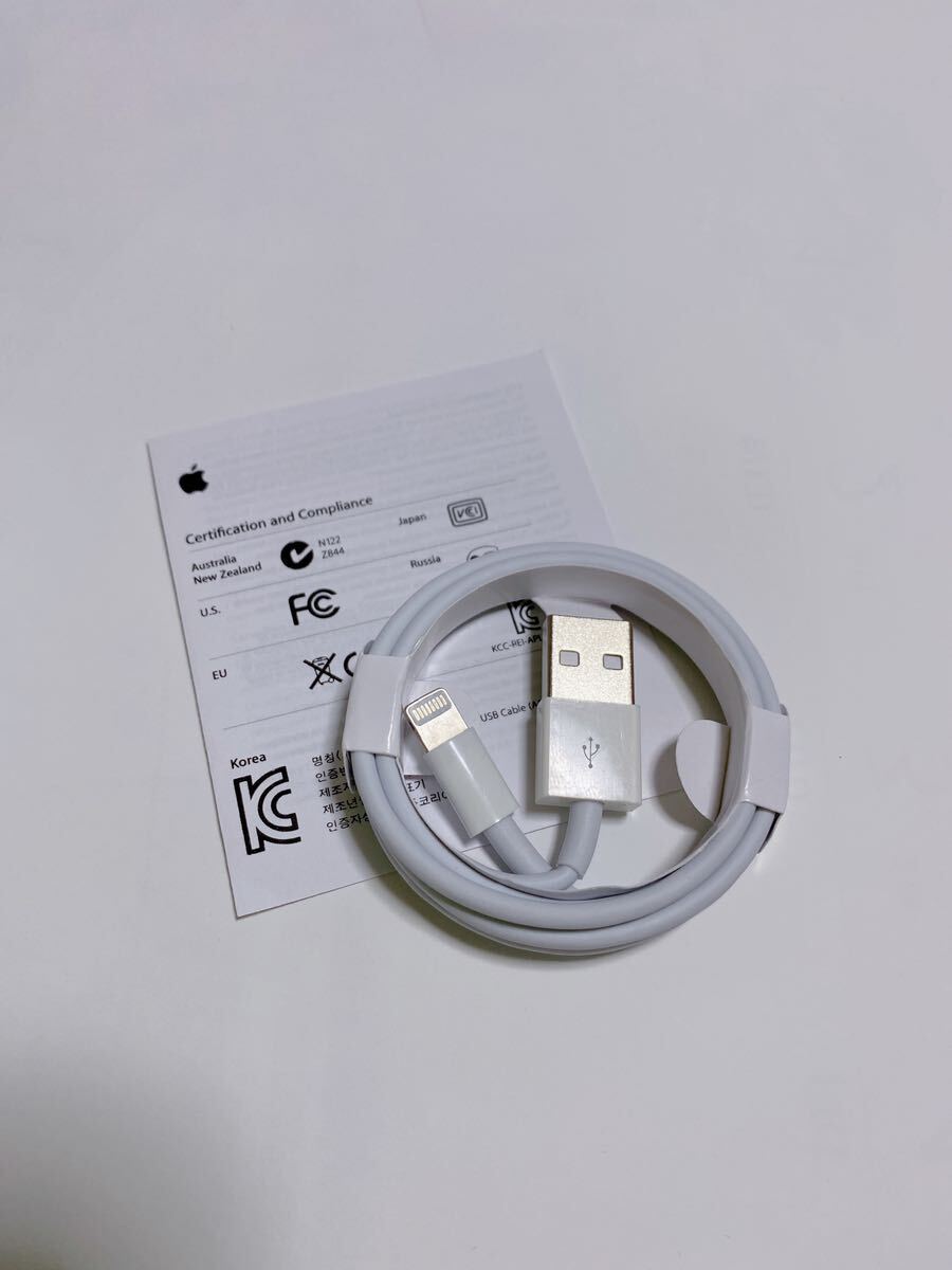 iPhone 純正 2本セット 1m 充電ケーブル ライトニング アップル充電器 USB Apple 箱入り の画像2