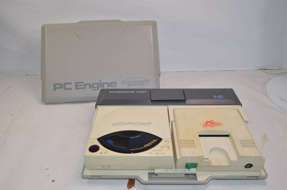 ★動作未確認★PCエンジン 本体 インターフェイスユニット ifu-30a★CD-ROM2 本体 CDR-30A CD-ROM ROM★NEC★PI-TG001の画像1