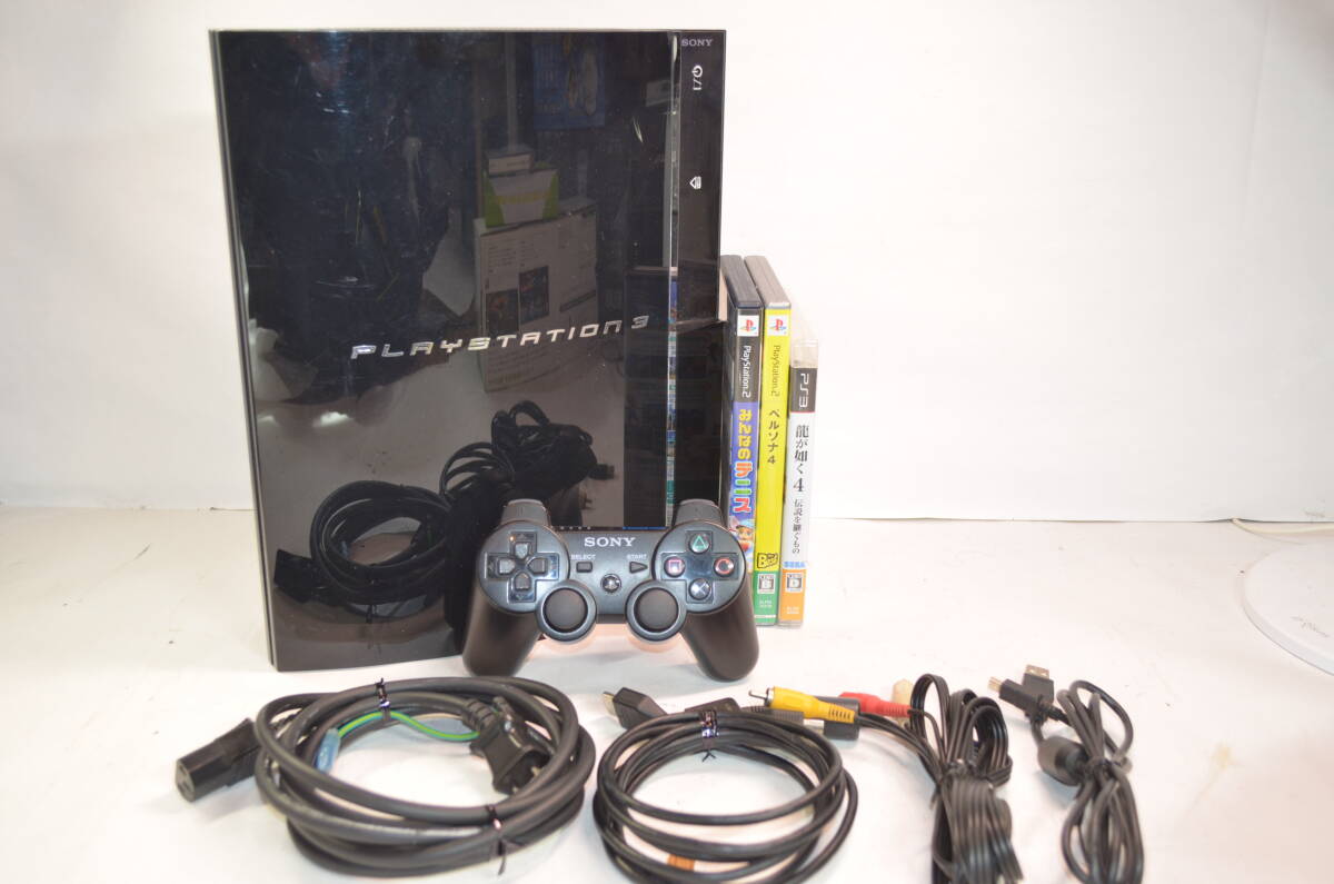 *60GB.500GB. exchange soft 3ps.@ attaching operation excellent *PS3 body CECHA00*PS2 soft correspondence * made in Japan thickness type initial model * PlayStation 3*